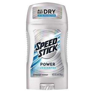 Speed Stick Power Unscented Antiperspirant & Deodorant 3.0 oz Solid